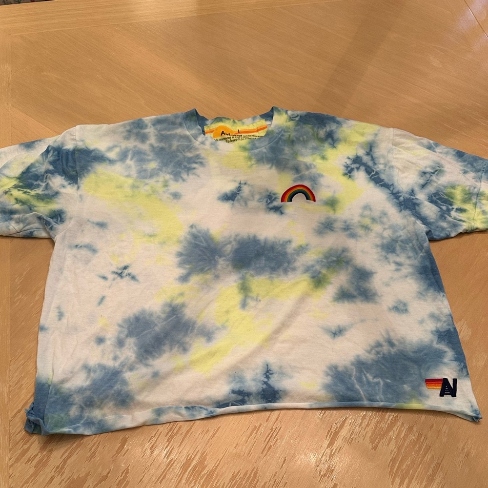 Aviator Nation tie dye T size large